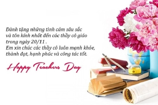 Lời chúc hay và ý nghĩa Ngày Nhà giáo Việt Nam 20.11