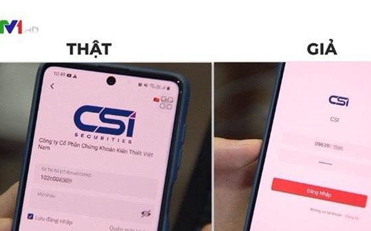 Cảnh báo thủ đoạn giả mạo website các công ty chứng khoán để lừa đảo