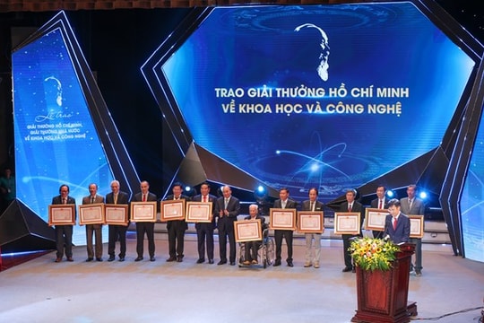 29 công trình vinh dự nhận Giải thưởng Hồ Chí Minh và Nhà nước về khoa học công nghệ