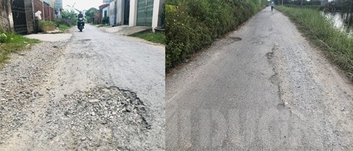 Sớm tu bổ đường liên xã Đồng Quang - Phạm Trấn
