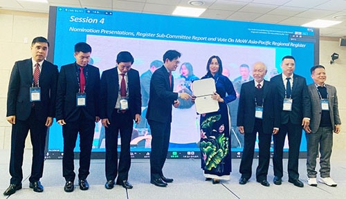 Việt Nam có thêm 2 Di sản tư liệu khu vực châu Á - Thái Bình Dương