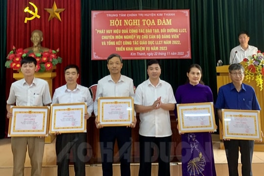 Trung tâm Chính trị huyện Kim Thành vượt chỉ tiêu kế hoạch đào tạo