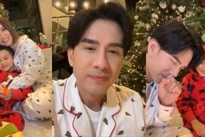 Đan Trường diện đồ đôi, đón sinh nhật cùng con trai và vợ cũ