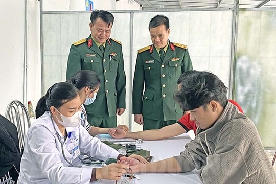 Đơn vị đầu tiên hoàn thành khám tuyển nghĩa vụ quân sự năm 2023