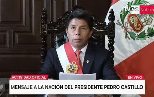 Cựu Tổng thống Peru Pedro Castillo bị tạm giam để điều tra