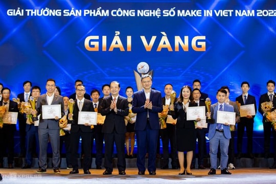 Trao thưởng 40 giải pháp công nghệ số xuất sắc Make in Viet Nam 2022