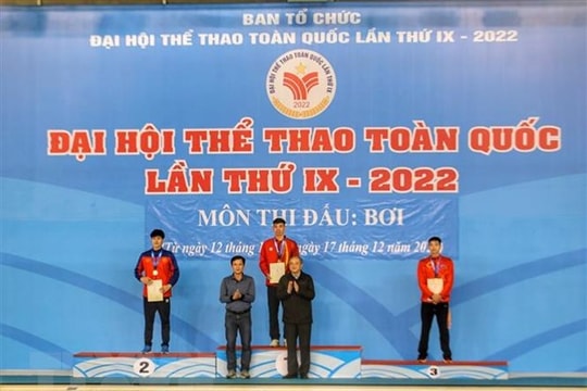 Xác lập kỷ lục quốc gia mới môn Bơi tại Đại hội Thể thao toàn quốc