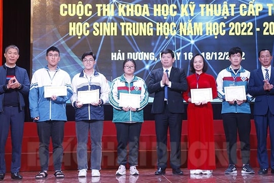 79 dự án đoạt giải Cuộc thi khoa học, kỹ thuật dành cho học sinh trung học