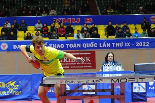 Thua trong trận chung kết, bóng bàn Hải Dương không có huy chương vàng