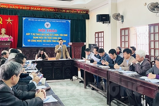 Đề nghị xét công nhận tôn vinh trí thức 3 năm/lần