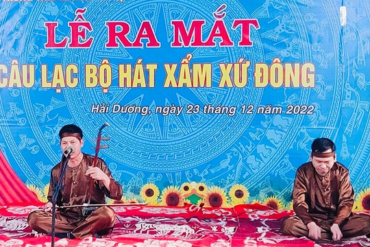 Thành lập Câu lạc bộ Hát xẩm xứ Đông 