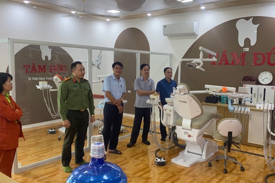 Phạt phòng khám răng hoạt động không phép ở Tứ Kỳ 45 triệu đồng