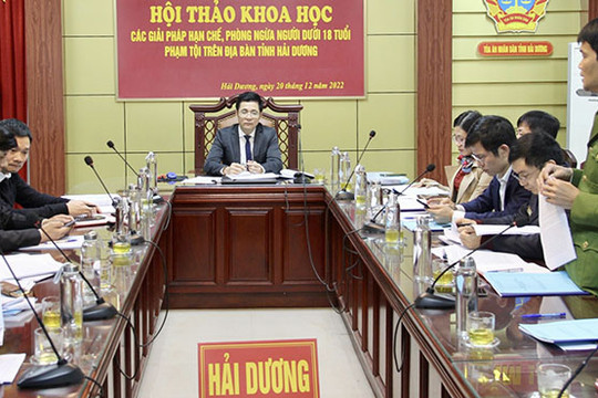 Phòng ngừa, hạn chế người dưới 18 tuổi phạm tội