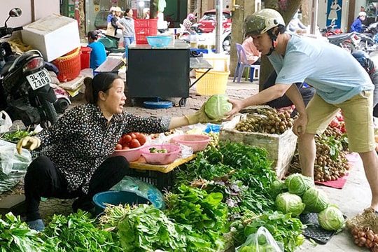 Giá rau, củ tăng mạnh
