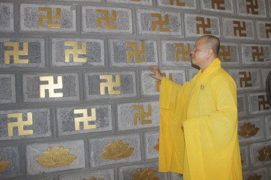 Ngôi chùa có nhiều chữ Vạn nhất Việt Nam