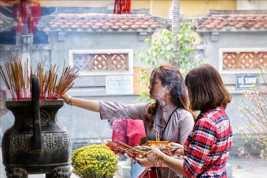 Chùa quê chiều cuối năm 