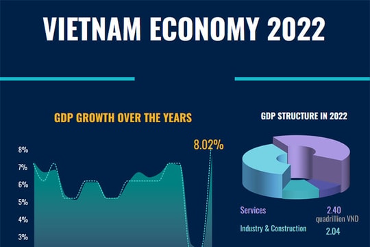 [Infographic] Vietnam's economy grows 8.02% in 2022