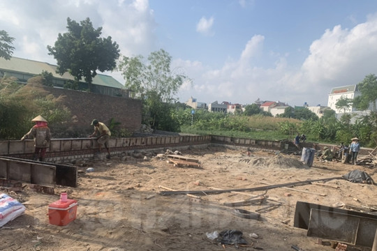 Lấn chiếm công trình thủy lợi 
