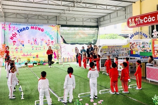 36 giáo viên mầm non hoàn thành thi giáo viên dạy giỏi cấp tỉnh