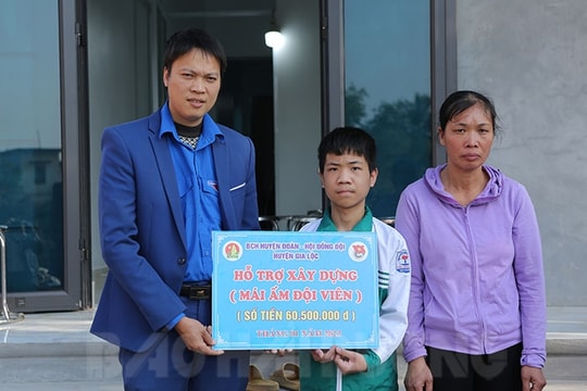 Tuổi trẻ Gia Lộc hỗ trợ xây "mái ấm đội viên" thứ hai cho học sinh khó khăn