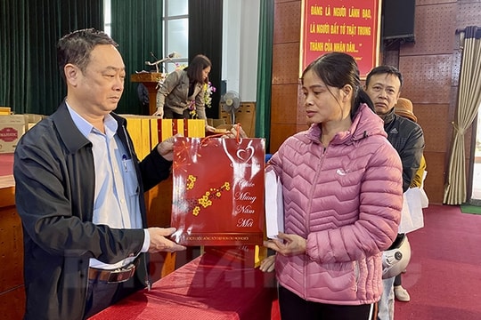 Quỹ Thiện tâm tặng 500 suất quà Tết cho hộ nghèo, cận nghèo ở Ninh Giang