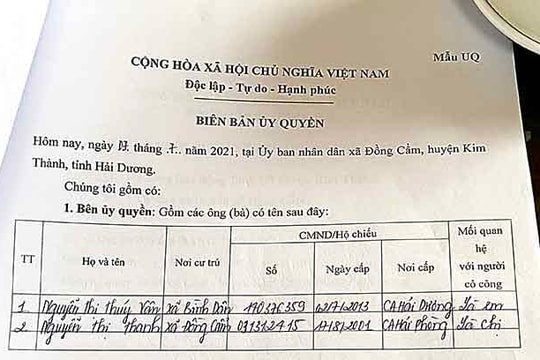 Ông Nguyễn Đăng Thoáng chưa có quyết định trợ cấp thờ cúng liệt sĩ