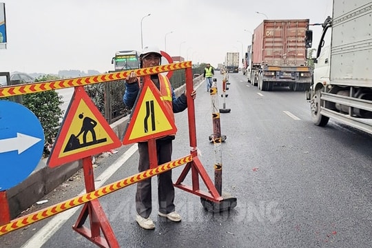 Phu Luong bridge clear upon completion of expansion joint repair