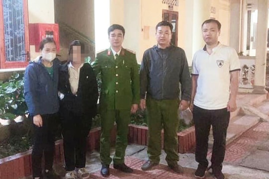 Công an xã Tuấn Việt tìm lại cháu bé đi lạc trong đêm