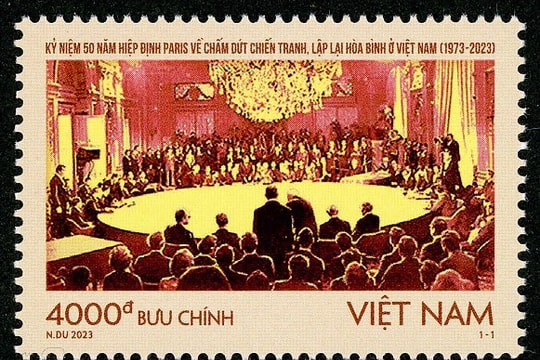 Sẽ phát hành Bộ tem Kỷ niệm 50 năm Hiệp định Paris (1973-2023)