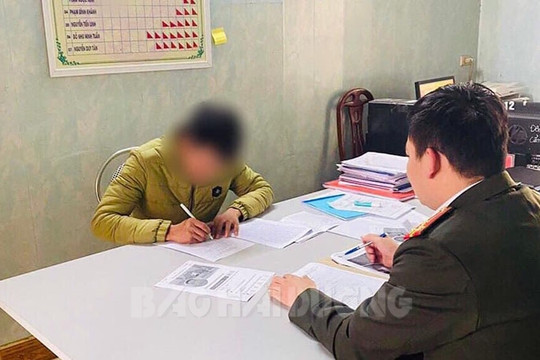 1 người ở xã Đồng Cẩm bị xử phạt vì đăng tin sai sự thật lên Facebook