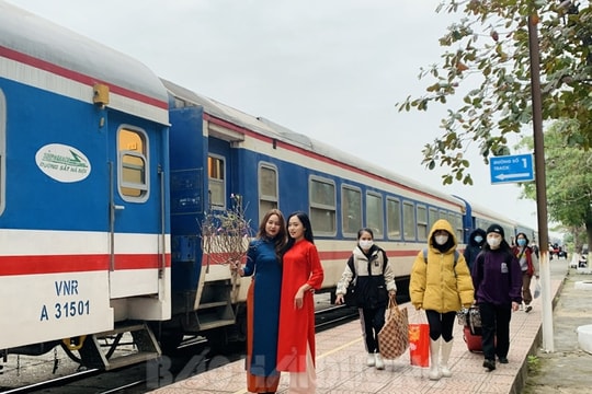 Sân ga Hải Dương những ngày cuối năm