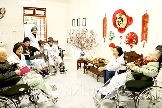 Tết vui ở Bệnh viện phục hồi chức năng Hải Dương