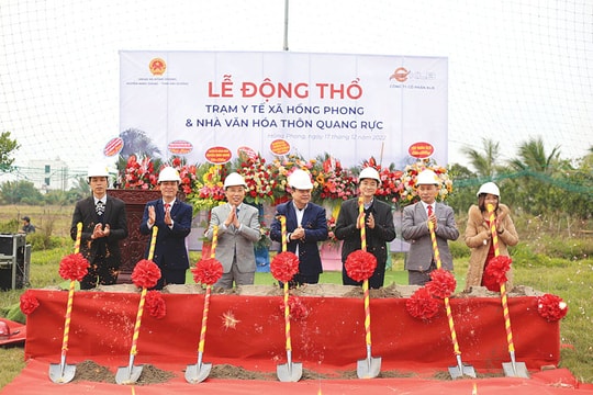 Doanh nhân Bùi Trọng Tấn tích cực xây dựng quê hương