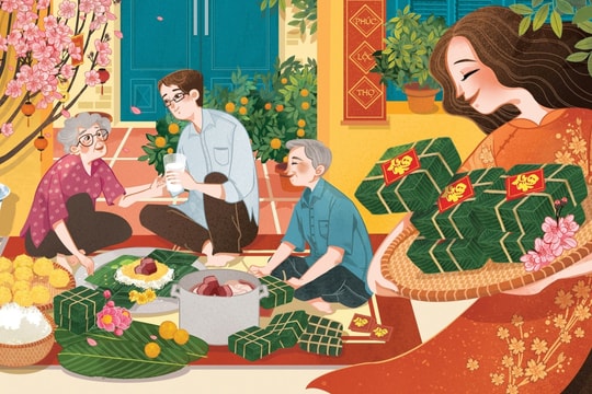 Được về ăn Tết với cha mẹ vẫn là vui nhất
