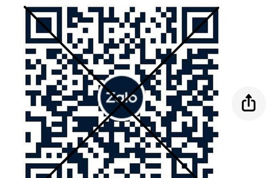 Thận trọng với thủ đoạn "nhờ quét mã QR" để chiếm đoạt tài khoản Zalo