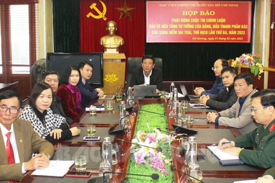 Phát động Cuộc thi chính luận về bảo vệ nền tảng tư tưởng của Đảng lần thứ ba