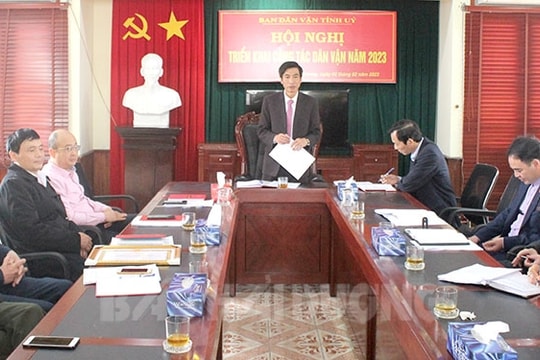 Công tác dân vận cần làm tốt việc tham mưu về giải phóng mặt bằng 