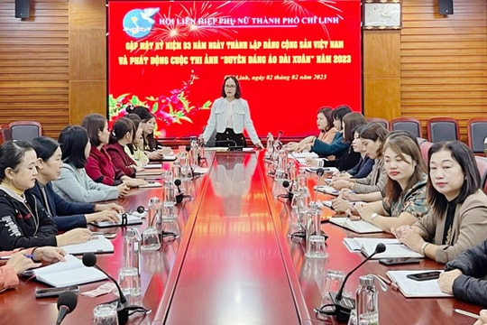 Phụ nữ Chí Linh phát động cuộc thi ảnh “Duyên dáng áo dài xuân 2023”