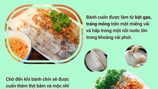 [Đồ họa] Bánh cuốn lọt top 10 món ngon hấp dẫn nhất thế giới