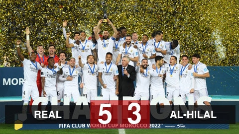 Real Madrid lần thứ 5 vô địch FIFA Club World Cup