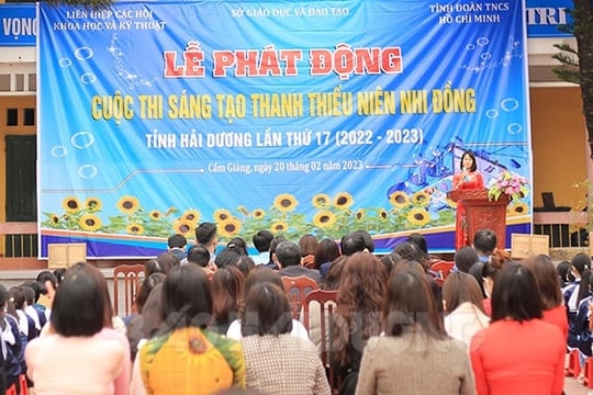 Hải Dương phát động cuộc thi sáng tạo thanh, thiếu niên, nhi đồng lần thứ 17