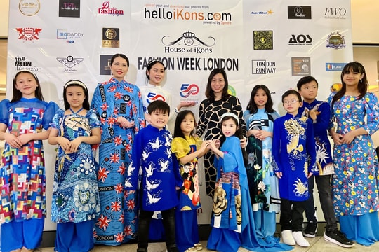 Sắc màu áo dài Việt Nam tại sự kiện thời trang London
