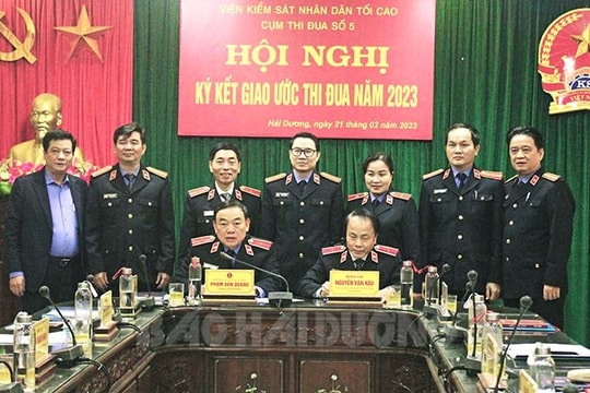​7 đơn vị viện kiểm sát phấn đấu được Chính phủ tặng Cờ thi đua