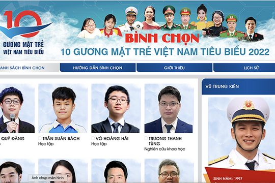 Chàng thượng úy điển trai quê Kim Thành trong danh sách bình chọn 10 gương mặt trẻ Việt Nam tiêu biểu