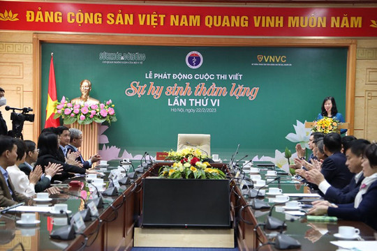 Bộ Y tế phát động Cuộc thi viết "Sự hy sinh thầm lặng" lần thứ VI
