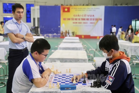 TP Hải Dương nhất toàn đoàn Giải cờ vua học sinh tiểu học và THCS cấp tỉnh