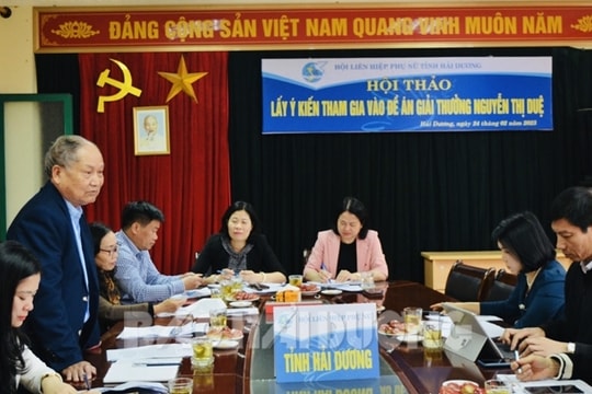 Đề xuất thành lập giải thưởng tôn vinh phụ nữ Hải Dương mang tên Nguyễn Thị Duệ