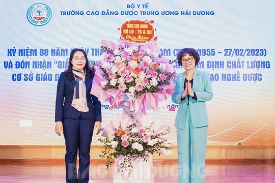 Trường Cao đẳng Dược Trung ương Hải Dương đạt tiêu chuẩn kiểm định chất lượng cơ sở giáo dục nghề nghiệp
