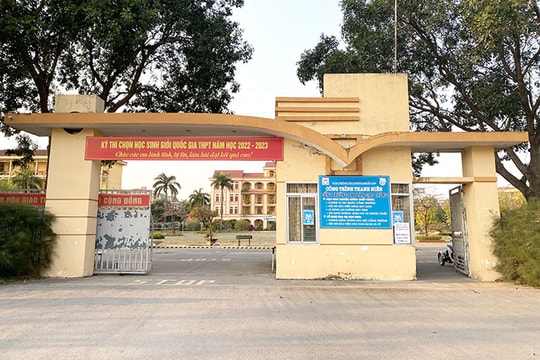 Thí sinh Hải Dương hoàn thành bài thi học sinh giỏi quốc gia