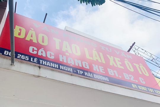 Cơ sở tư vấn lái xe quảng cáo là cơ sở đào tạo lái xe